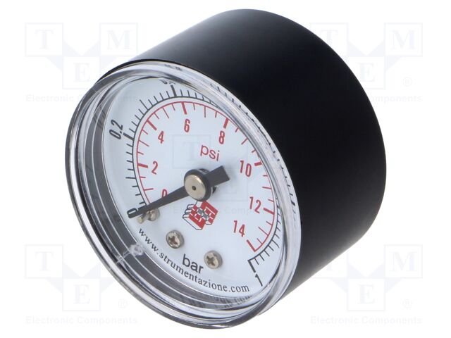 Manometer; 0÷1bar; non-aggressive liquids,inert gases; 40mm