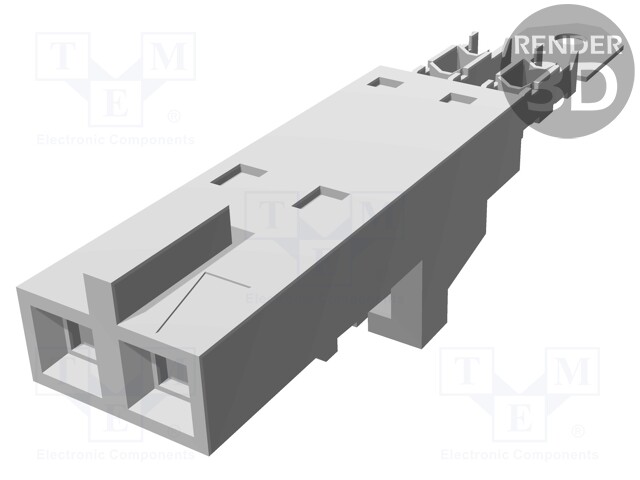 Plug; wire-wire/PCB; female; SL; 2.54mm; PIN: 2; with contacts; IDC