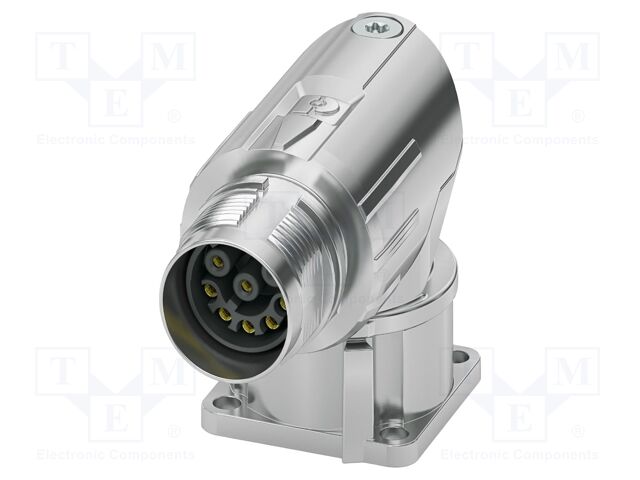 Connector: M17; socket; M17 PRO; PIN: 8; 60V; 8A; IP67; crimped