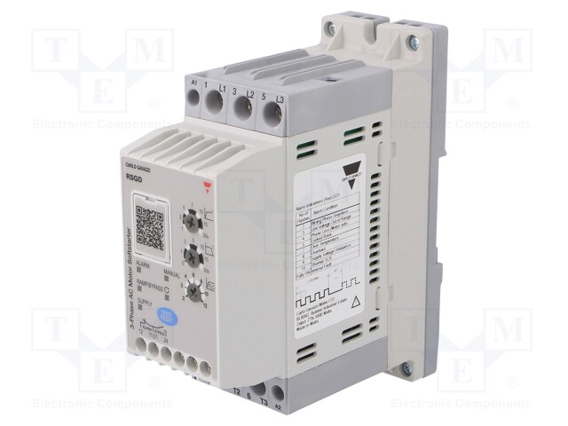 Module: soft-start; Usup: 220÷400VAC; DIN,panel; 5.5kW; IP20; 12A