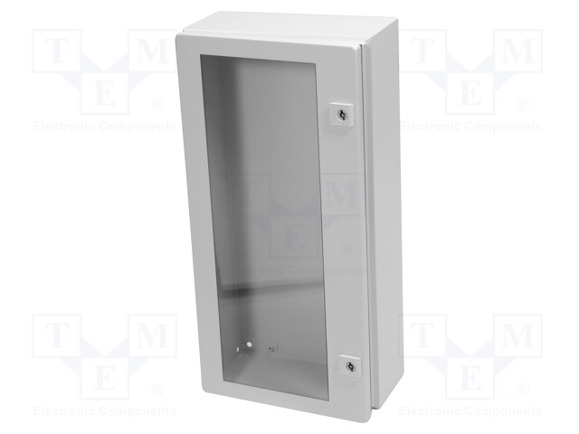 Enclosure: wall mounting; X: 300mm; Y: 600mm; Z: 155mm; BUS BG; IP65