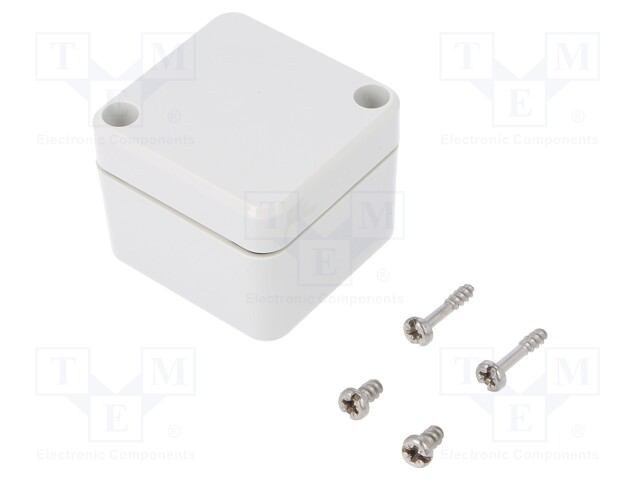 Enclosure: multipurpose; X: 50mm; Y: 52mm; Z: 40mm; EURONORD; grey