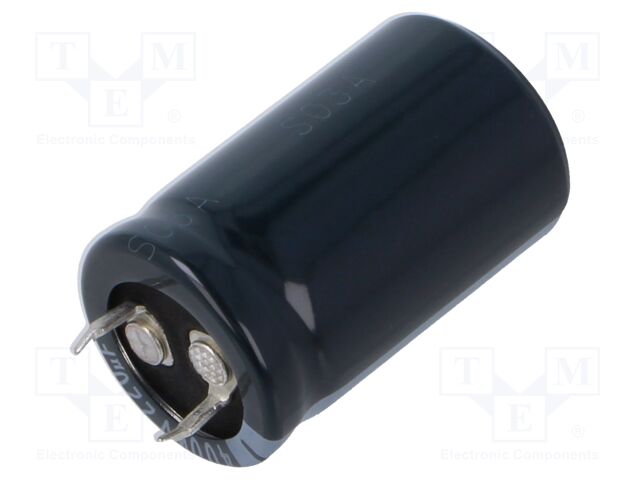 Capacitor: electrolytic; SNAP-IN; 220uF; 400VDC; Ø22x35mm; ±20%