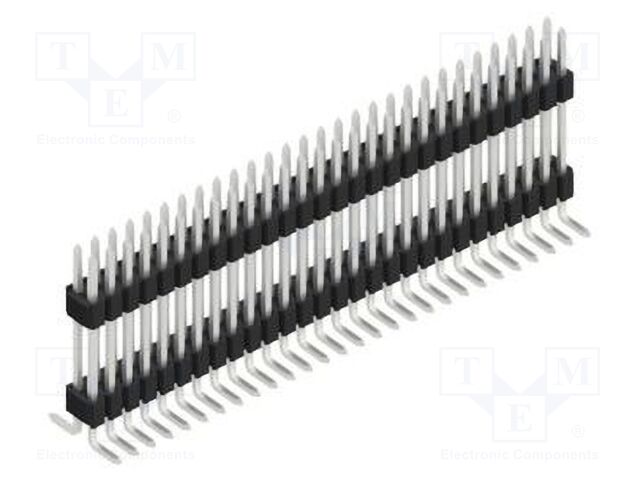 Connector: pin strips; pin header; male; PIN: 56; 1.27mm; SMT; 2x28