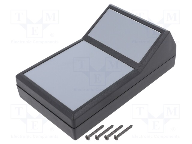 Enclosure: desktop; TENCLOS PULPIT; X: 85mm; Y: 145mm; Z: 55mm; ABS