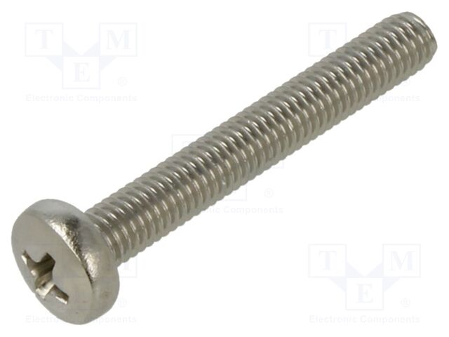 Screw; M5x35; Head: button; Phillips; PH2; A2 stainless steel