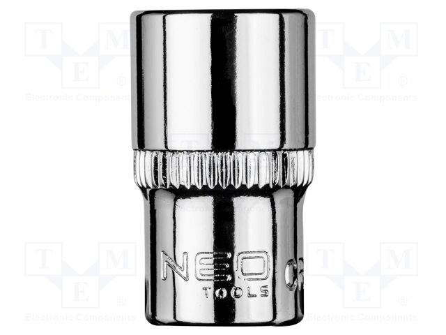 Socket; 6-angles,socket spanner; HEX 10mm; 1/4"