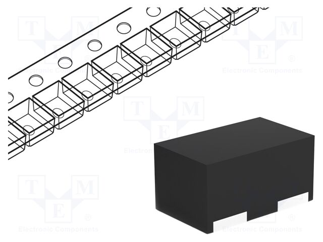 Diode: Zener; 0.25W; 2.7V; SMD; reel,tape; X1-DFN1006-2