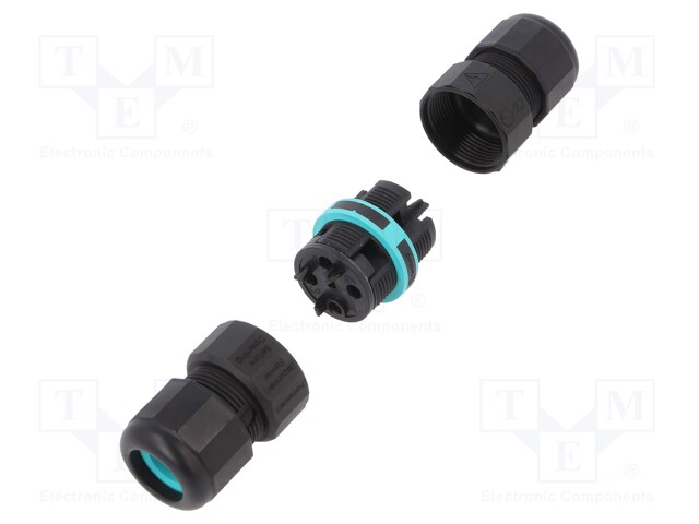 Connector: AC supply; screw terminal; TH391; 7÷12mm; 0.5÷4mm2