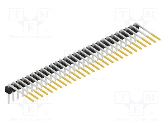 Connector: pin strips; pin header; male; PIN: 28; 2.54mm; THT; 1x28