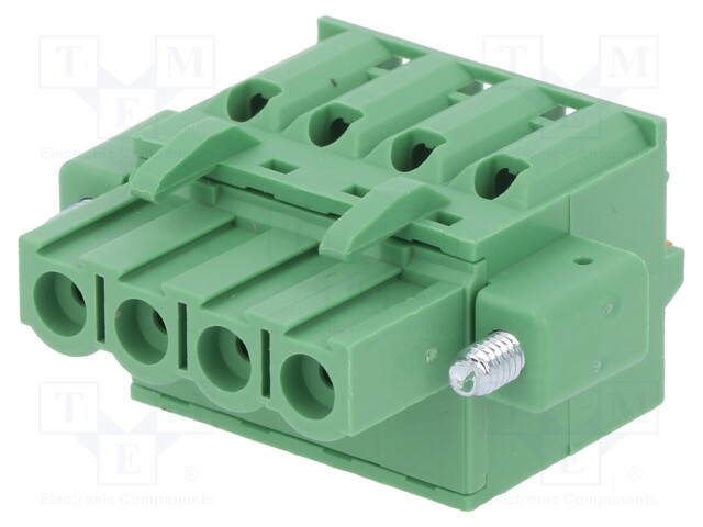 Pluggable terminal block; 5mm; ways: 4; straight; plug; female