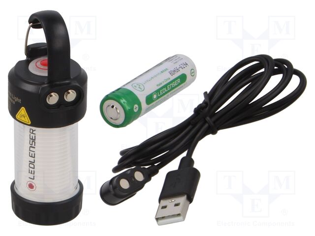Torch: camping; magnetic charging system; 40h; black; IP66