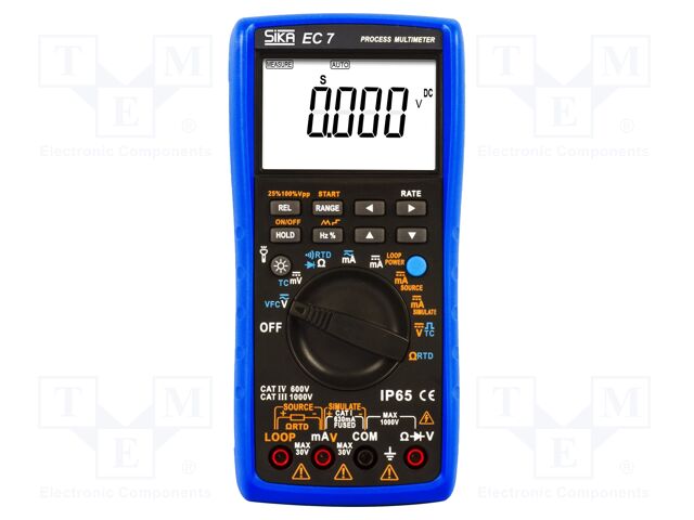 Meter: multimeter calibrator; Diode test: 2V; VDC accuracy: ±0.2%