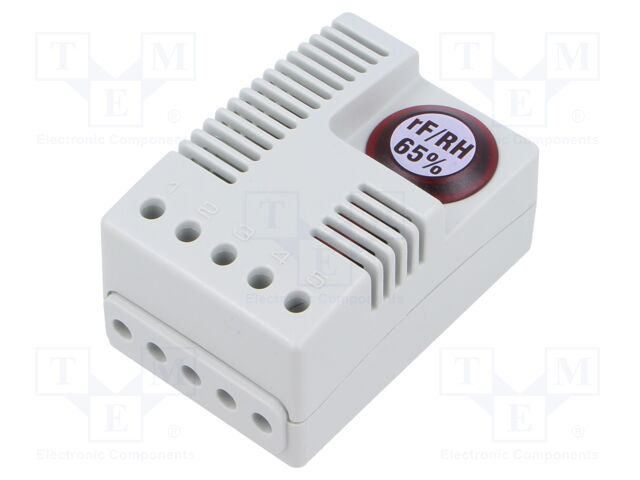 Sensor: hygrostat; 65÷65%RH; Usup: 120VAC; OUT: SPDT; 0÷60°C; IP20