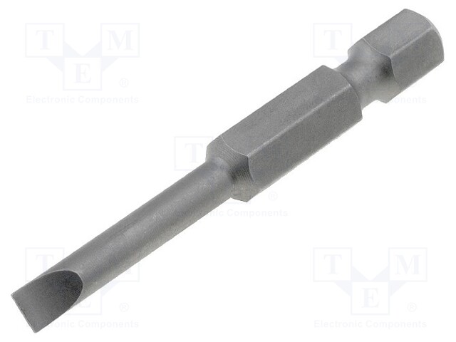 Screwdriver bit; slot; 4,0x0,5mm; Overall len: 50mm
