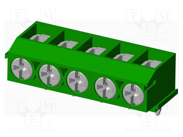 Connector: PCB terminal block; terminal; straight; on PCBs; T3