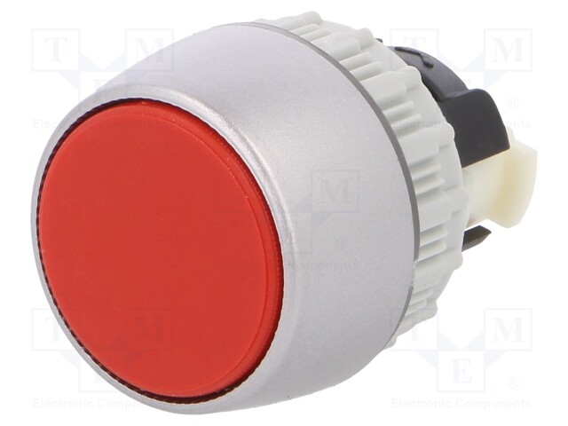 Switch: push-button; Stabl.pos: 1; 22mm; red; IP65; Pushbutton: flat