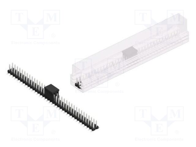 Connector: pin strips; pin header; male; PIN: 70; 2.54mm; SMT; 2x35
