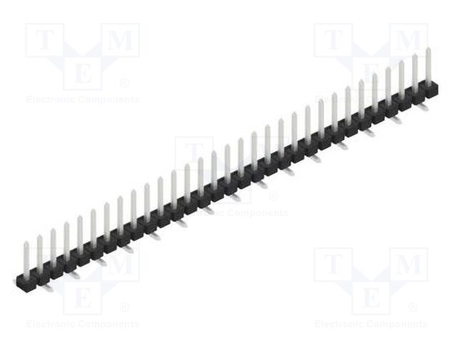 Connector: pin strips; pin header; male; PIN: 31; 2.54mm; SMT; 1x31