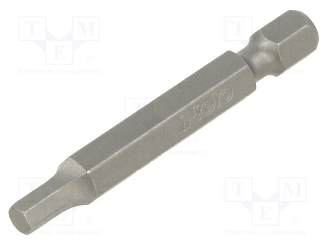 Screwdriver bit; hex key; HEX 4mm; Overall len: 50mm