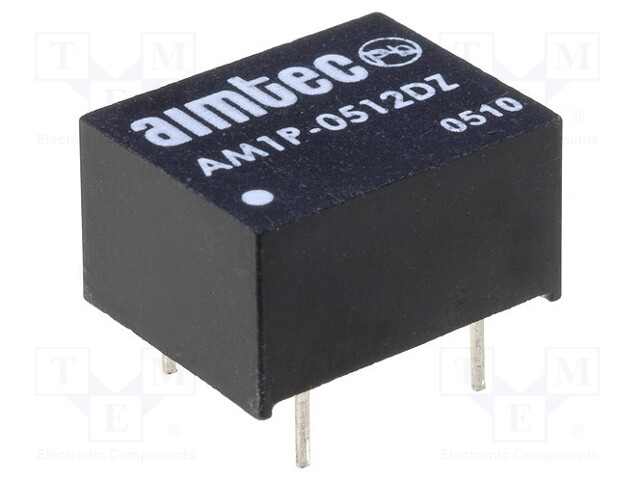 Converter: DC/DC; 1W; Uin: 4.5÷5.5V; Uout: 12VDC; Uout2: -12VDC; DIP8