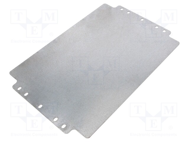 Mounting plate; steel; for enclosures