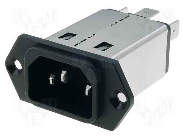 Connector: AC supply; socket; male; 3A; 250VAC; IEC 60320; -25÷85°C