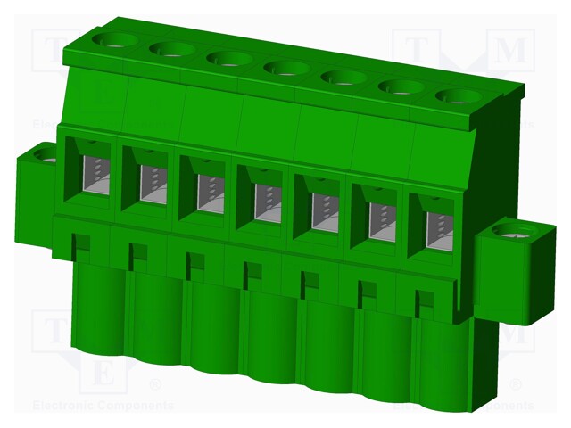 Connector: pluggable terminal block; plug; female; angled 90°