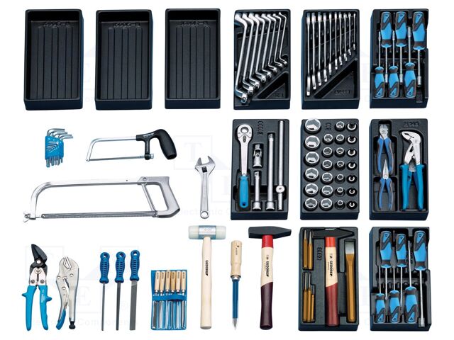 Kit: general purpose; in a plastic tray; 100pcs.