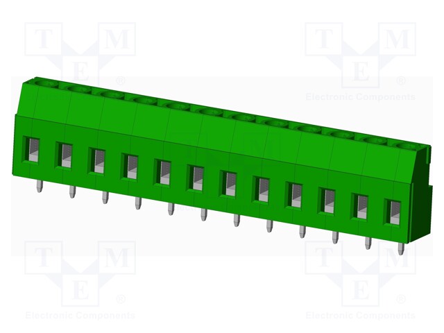 Connector: PCB terminal block; terminal; Plating: tinned; on PCBs