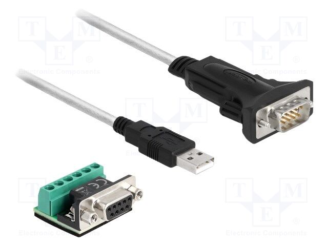 USB to RS422/485 converter; 1.8m; transparent