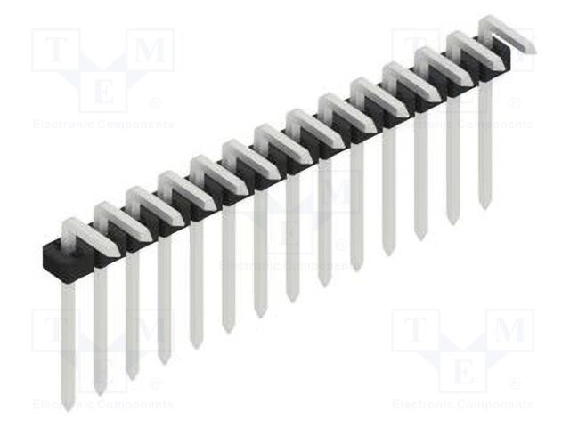Connector: pin strips; pin header; male; PIN: 14; 2mm; THT; 1x14