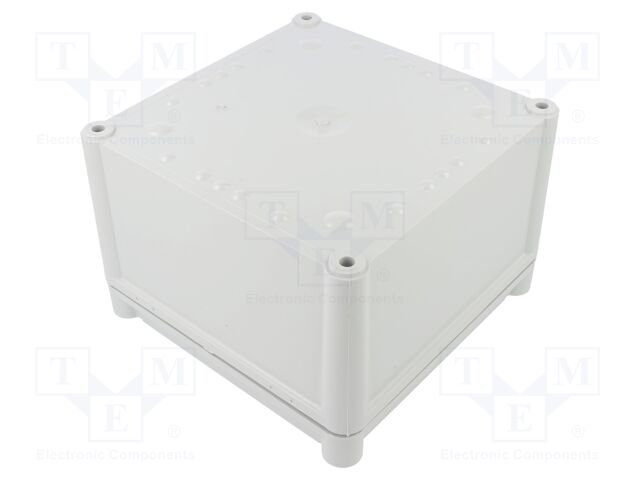 Enclosure: multipurpose; X: 188mm; Y: 188mm; Z: 130mm; SOLID; ABS