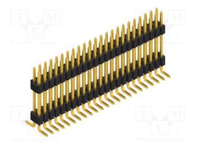 Connector: pin strips; pin header; male; PIN: 46; 1.27mm; SMT; 2x23