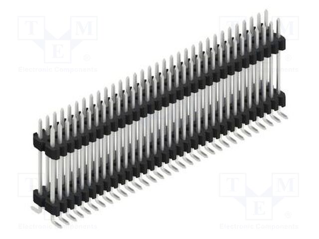 Connector: pin strips; pin header; male; PIN: 64; 1.27mm; SMT; 2x32