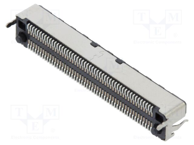 Connector: PCB to PCB; hermaphrodite; PIN: 100; 0.5mm; LSHM; SMT
