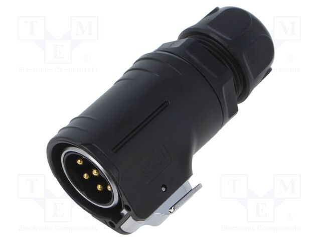 Connector: circular; Quicklock; plug; female; straight; PIN: 3; 500V