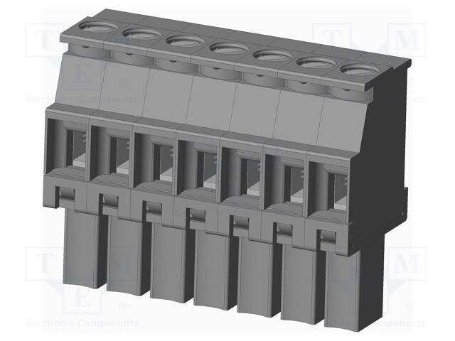 Connector: pluggable terminal block; plug; female; angled 90°