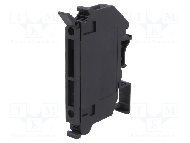 Fuse holder; cylindrical fuses; 5x20mm; Mounting: DIN; 6.3A