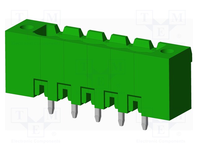 Connector: pluggable terminal block; socket; male; straight; THT