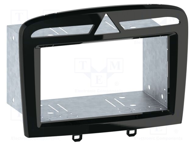 Radio frame; Peugeot; 2 DIN; black
