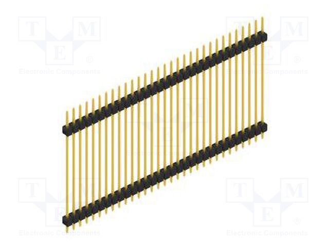 Connector: pin strips; pin header; male; PIN: 31; 2.54mm; THT; 1x31