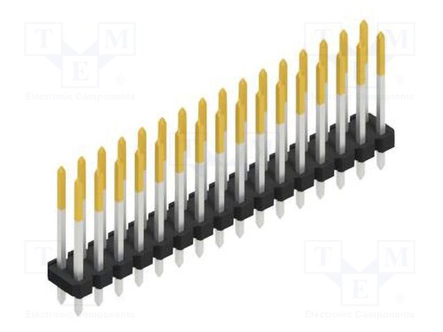 Connector: pin strips; pin header; male; PIN: 32; 2.54mm; THT; 2x16