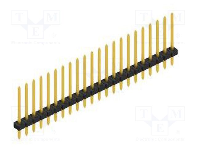 Connector: pin strips; pin header; male; PIN: 22; 2mm; THT; 1x22