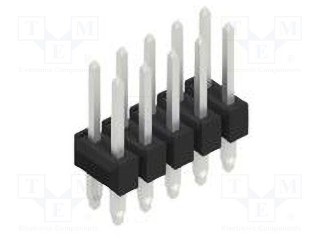 Connector: pin strips; pin header; male; PIN: 10; 2.54mm; THT; 2x5