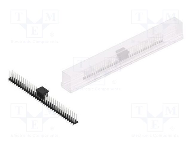 Connector: pin strips; pin header; male; PIN: 70; 2mm; SMT; 2x35