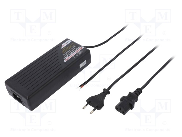 Charger: for rechargeable batteries; Li-Ion; 11.1V; 5A