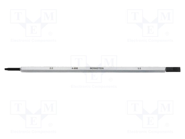 Interchangeable blade; slot; double-sided; 2,0x0,4mm,3,5x0,6mm