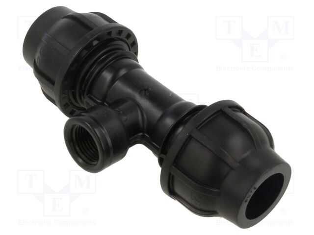 Splice terminal: clamping; for PE pipes; Plast; Medium: water