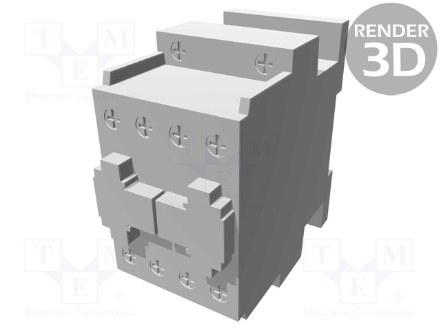 Contactor: 3-pole; NO x3; Auxiliary contacts: NC; 110VAC; 12A; DIN